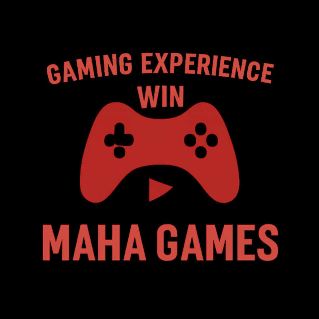 An icon symbolizing the gaming experience with Maha Games, designed to be informative and professional.