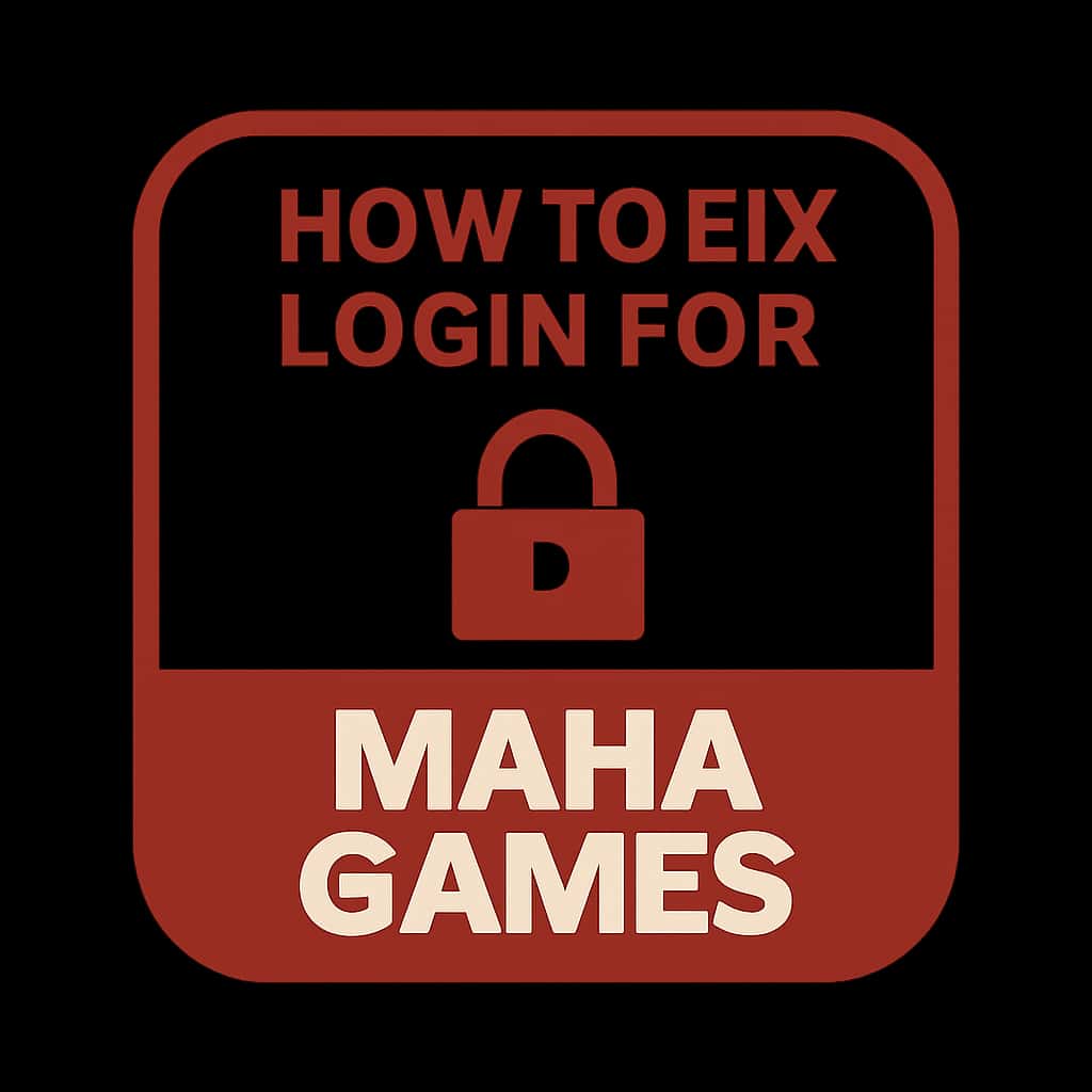 Icon representing the login guide for Maha Games.
