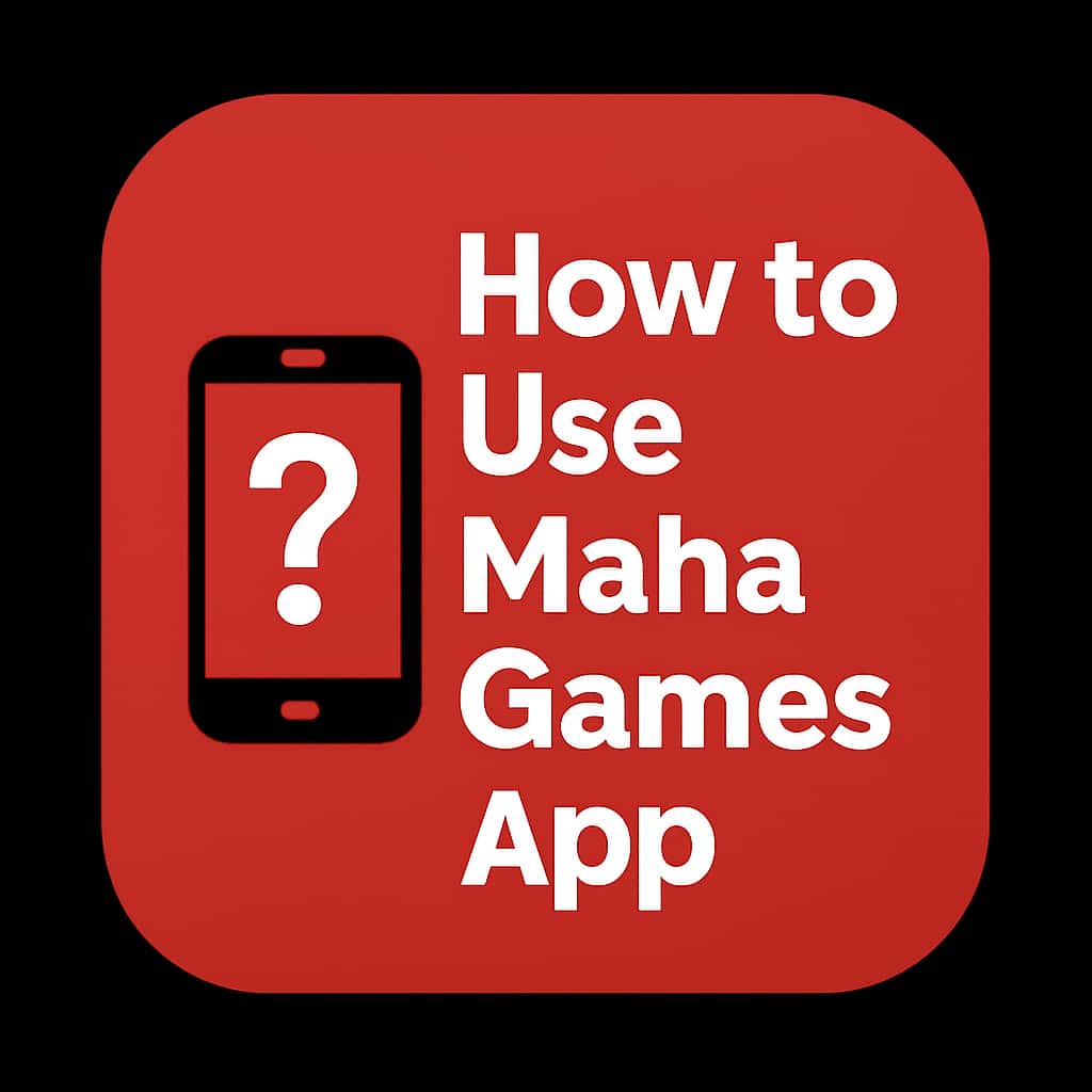 Badge representing How to Use Maha Games App.