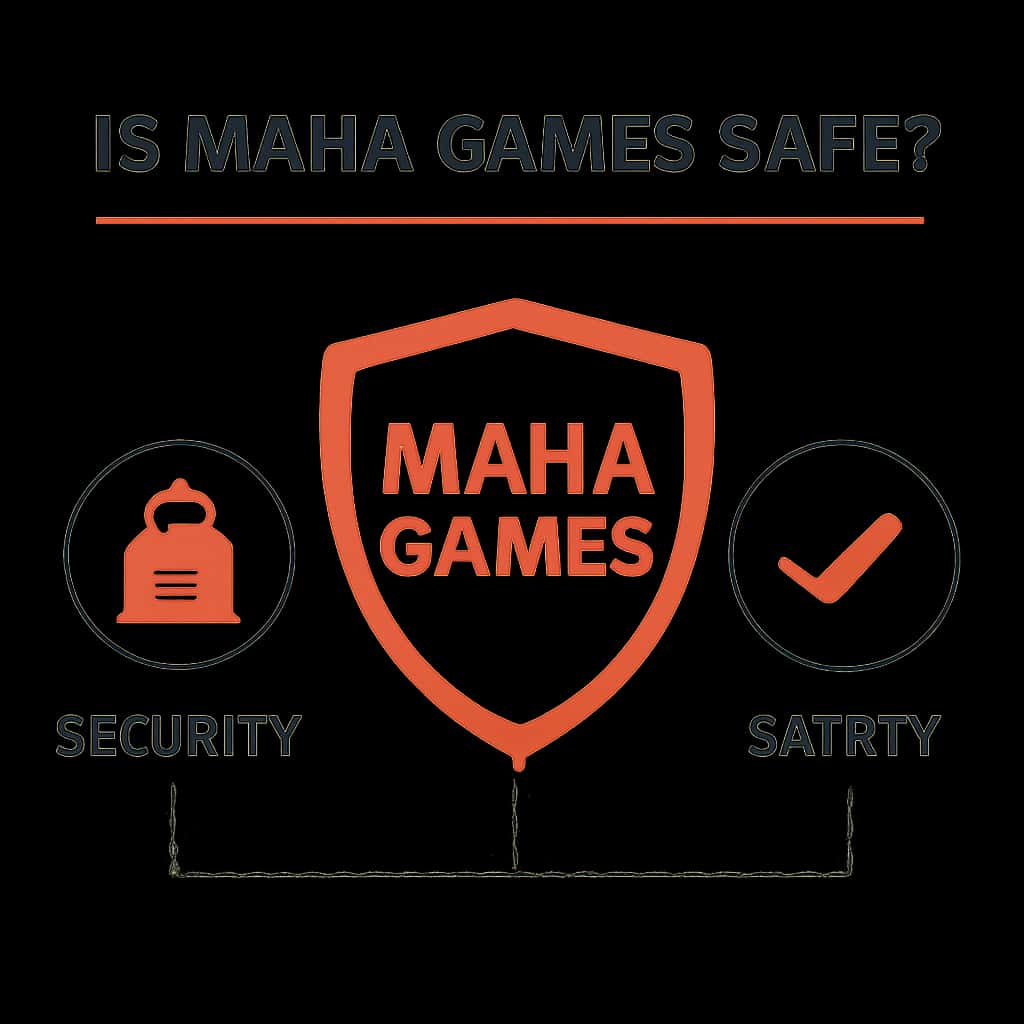 An informative diagram highlighting safety measures in Maha Games.