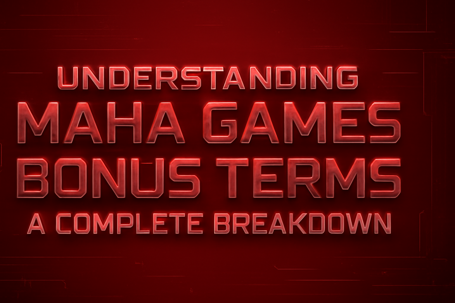 Informational scene depicting troubleshooting steps for Maha Games issues.