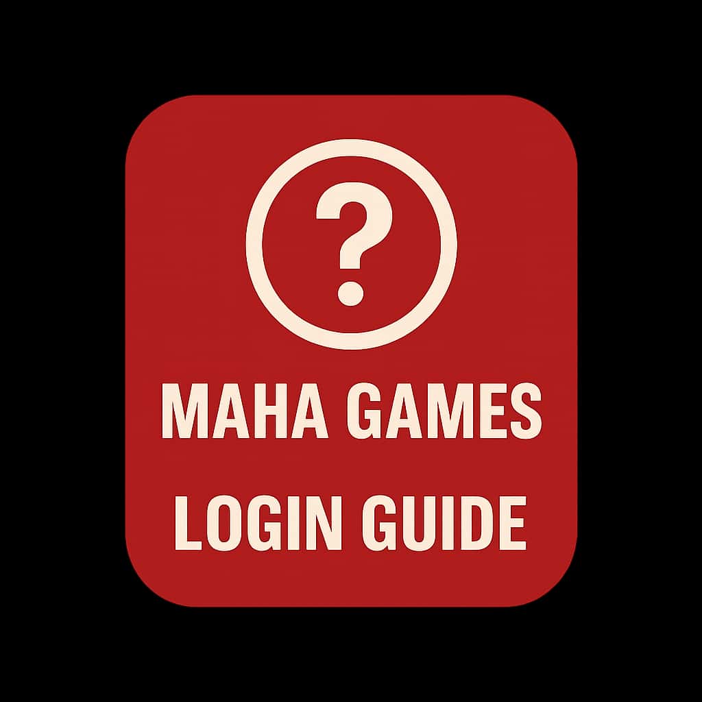 Icon representing the Maha Games Login Guide.