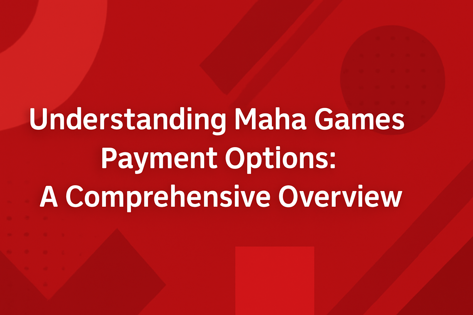 Informational scene about securing a Maha Games account.