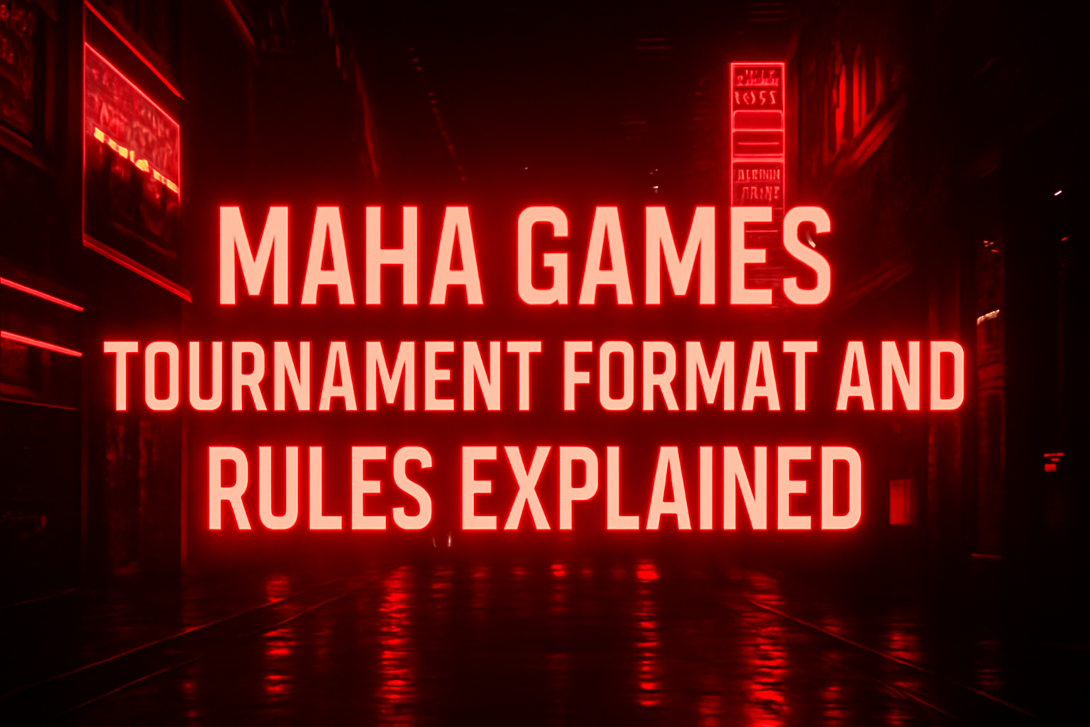 An informational display about Maha Games Update Notifications with the text featured prominently.