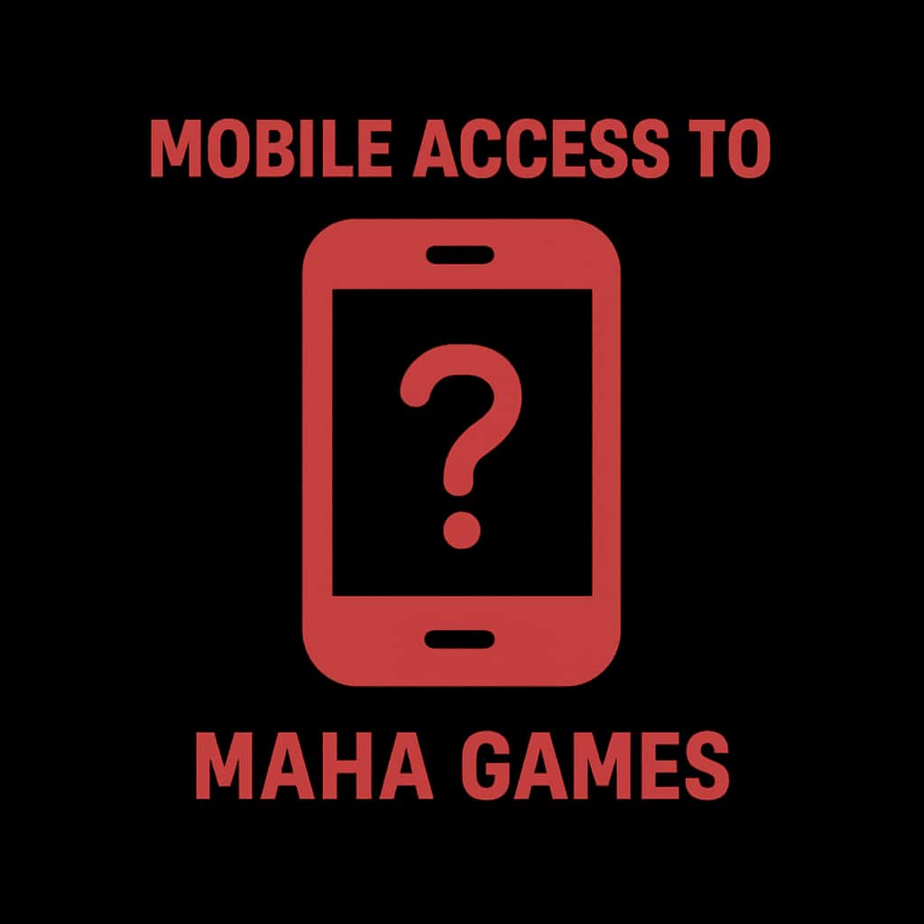 Icon representing mobile access to Maha Games.